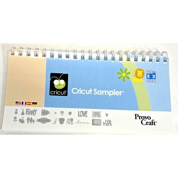 Cricut Shapes Cartridge Sampler Basics Complete Set With Keypad Overlay & Bookle - Picture 3 of 7